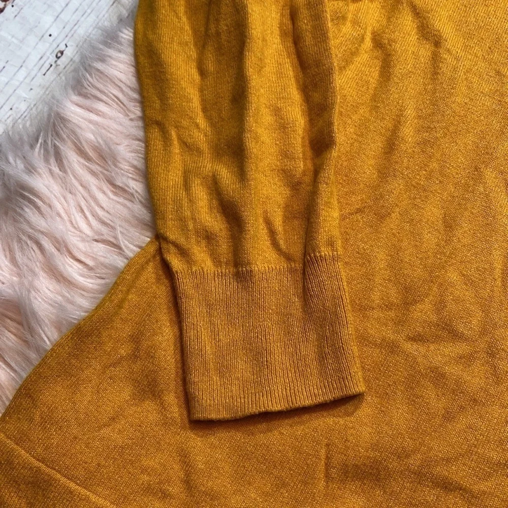 J. Crew Cotton Men's Rustic Yellow Crewneck Sweater